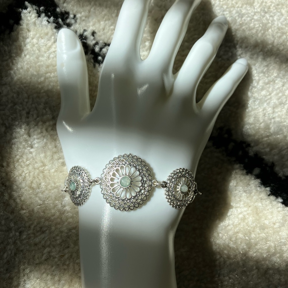Lucky Brand Light Blue Stone Bracelet